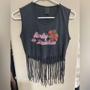 Harley Davidson Cropped Tank Top